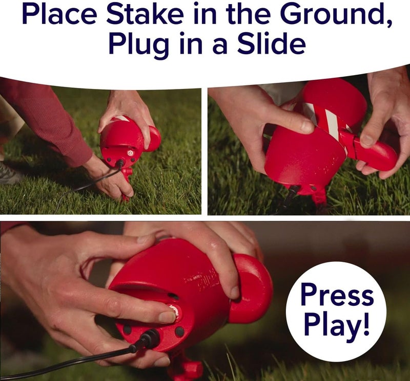 Star Shower Side Show Christmas LED Projector, AS SEEN ON TV, Showcase Your Home with Full-Color Holiday, Hassle-Free Set-Up, Use 2 or More for Spectacular Results, Includes 6 Christmas Slides - Image 5